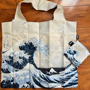 LOQI Museum Collection The Great Wave Tote Bag